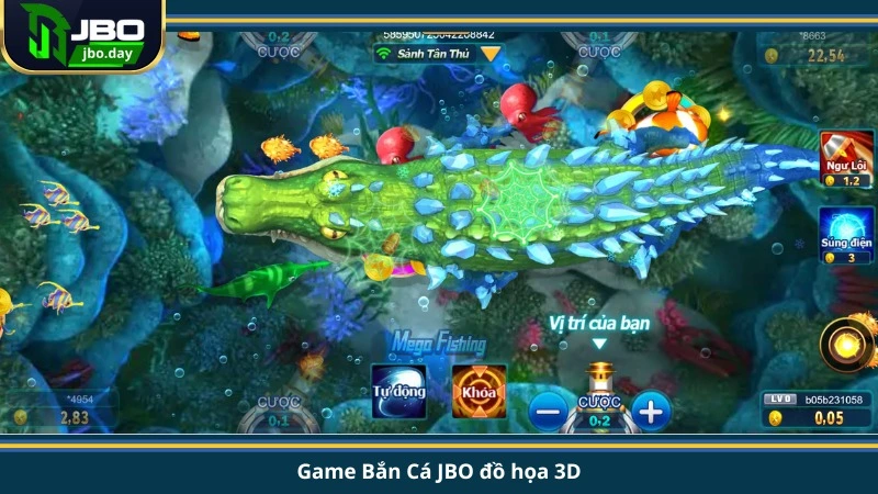 Game Bắn Cá JBO đồ họa 3D
