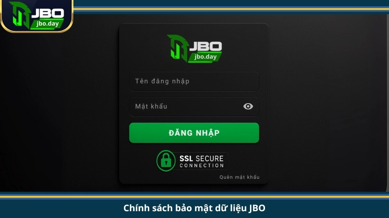 Chính sách bảo mật dữ liệu JBO