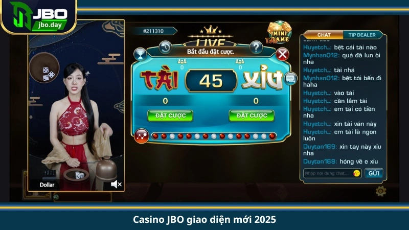 Casino JBO giao diện mới 2025