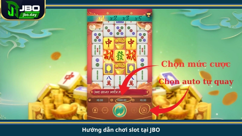 Hướng dẫn chơi slot tại JBO
