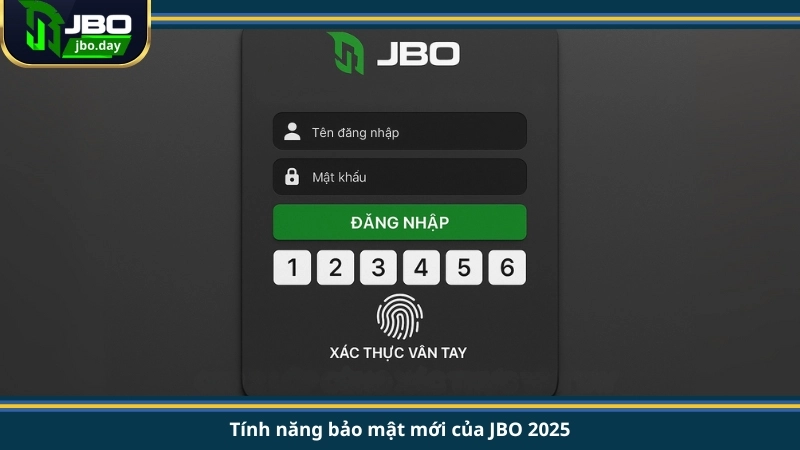 Tính năng bảo mật mới của JBO 2025