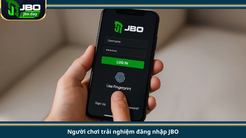 Người chơi trải nghiệm đăng nhập JBO