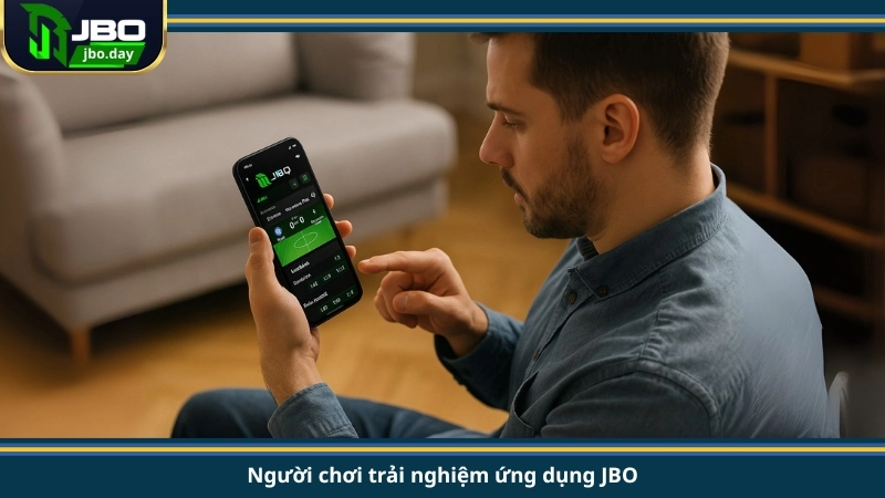 Người chơi trải nghiệm ứng dụng JBO
