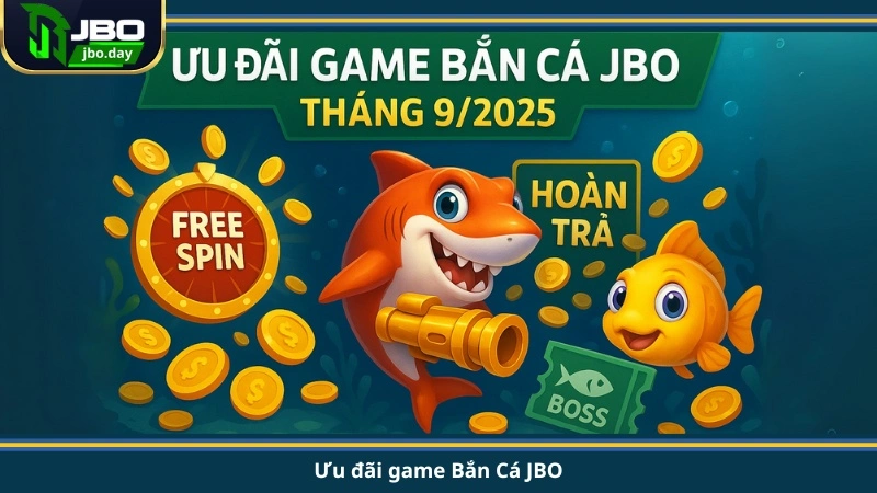 Ưu đãi game Bắn Cá JBO