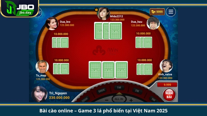 Bài cào online – Game 3 lá phổ biến tại Việt Nam 2025