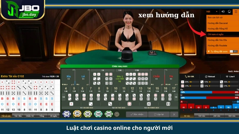 Luật chơi casino online cho người mới