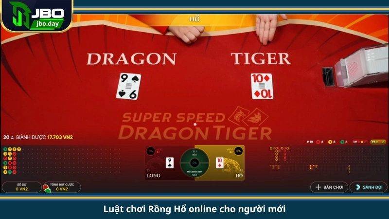 Luật chơi Rồng Hổ online cho người mới