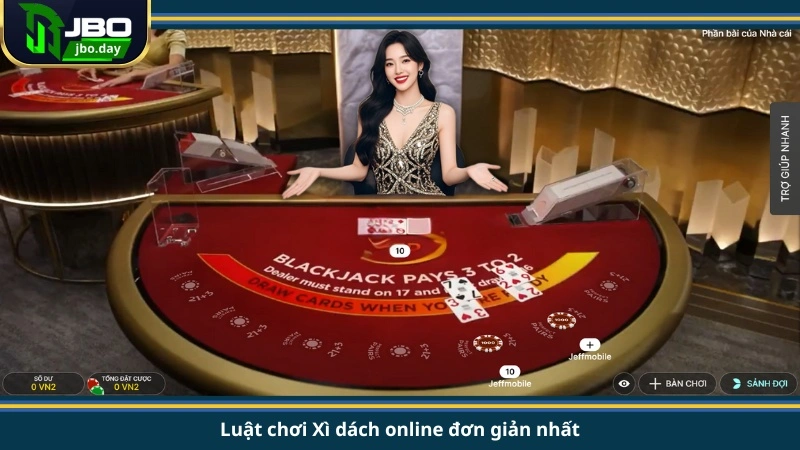 Luật chơi Xì dách online đơn giản nhất