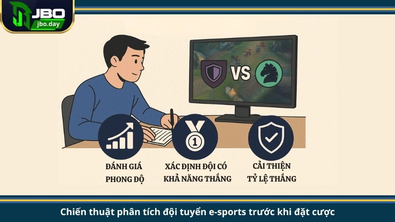 Chiến thuật phân tích đội tuyển e-sports trước khi đặt cược