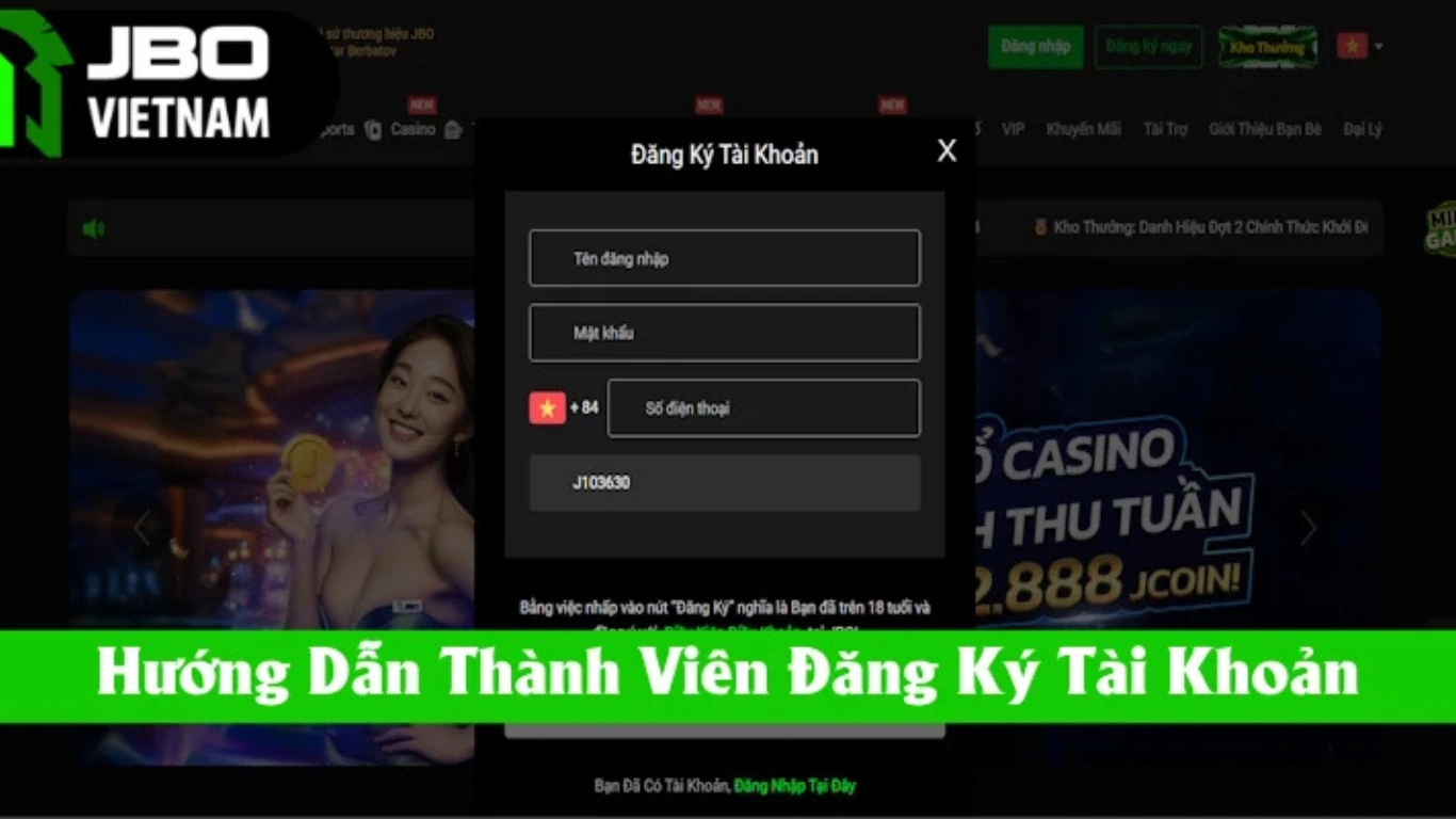Thao tác đăng ký chỉ diễn ra đúng 3 bước