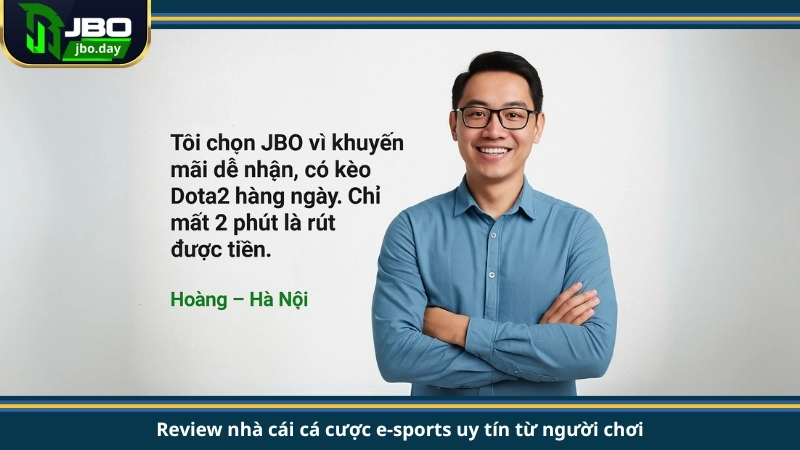 Review nhà cái cá cược e-sports uy tín từ người chơi