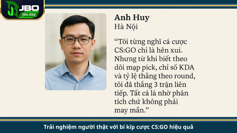 Trải nghiệm người thật với bí kíp cược CS:GO hiệu quả