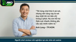 Người chơi review trải nghiệm tại các nhà cái casino