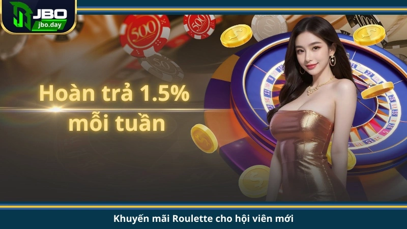Khuyến mãi Roulette cho hội viên mới